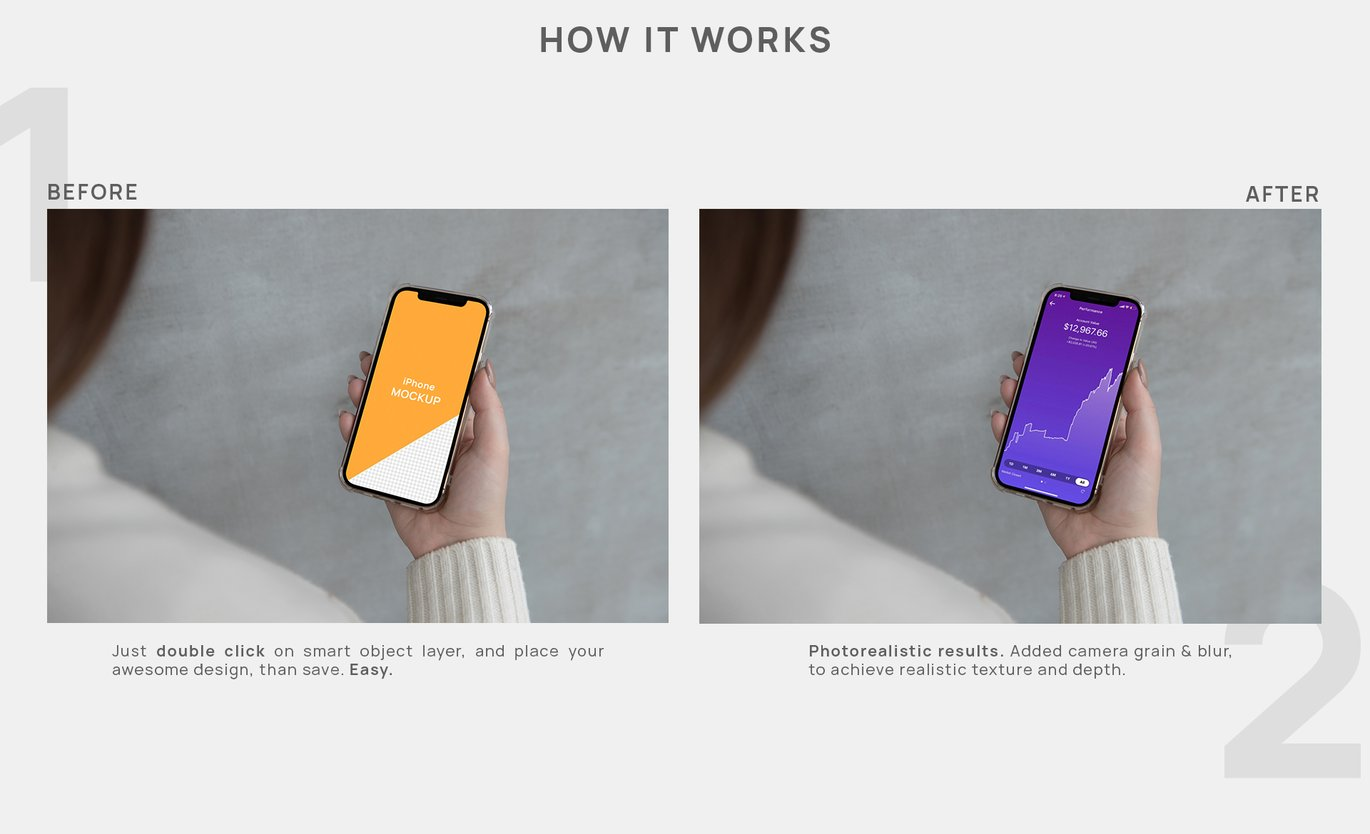 图片[2]-iPhone 12 Pro in Hand Mockup Minimalistic（113638）-技能树